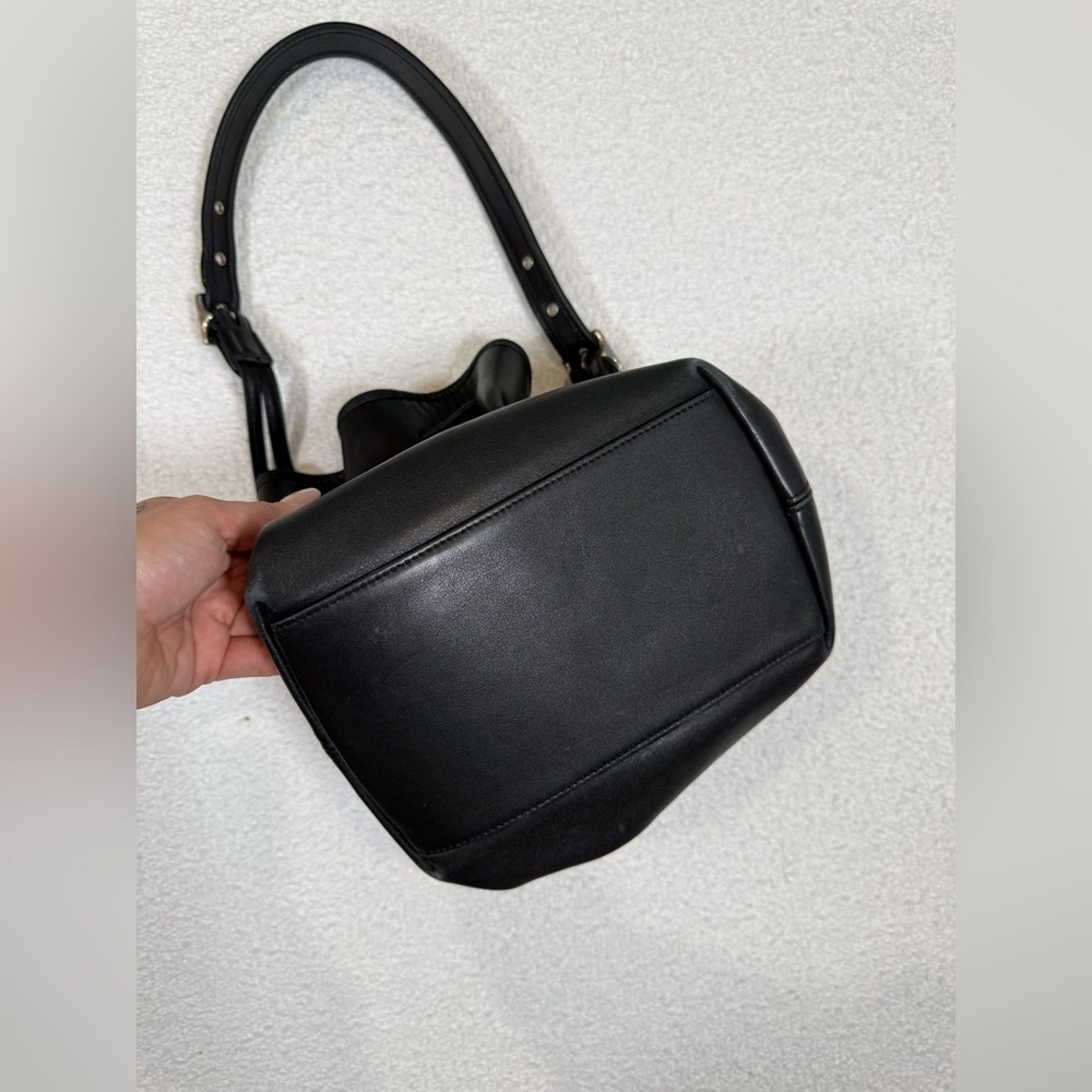 Genuine Coach Vintage USA Legacy Drawstring Leather Hobo Bag 9165 Black Leather - Picture 3 of 7